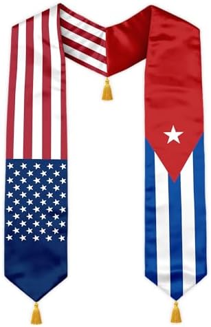 Amazon.com: Azores America Flag Graduation Stole Shawl Sash for