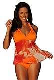 UjENA Siesta Sunset Tankini Beachwear - Top, Bottom or Set