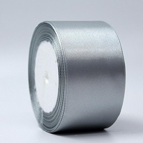 Solid Color Satin Ribbon - 1.6 Inch Wide 25 Yard Double Face Ribbon Roll as Pull Bows, Christmas Gift Knot to Wrap The Box or Floral Decoration, Multiple Colors Available