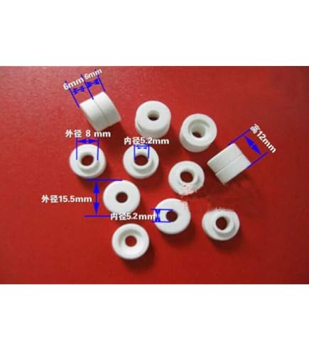 Aexit 15 Mm OD 6 Mm High Round Ceramic Insulated Washer - View #9