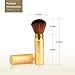 Lomezi Blush Brushes Retractable Kabuki Brushes Portable Travel Blush Makeup Brushes With Cover for Makeup Blush Powder Foundation Cream