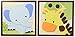 Bedtime Originals Jungle Buddies Wall Decor, Brown/Yellow