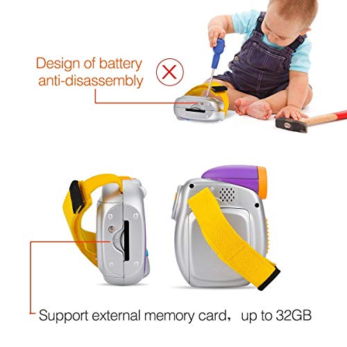 CamKing Video Camera Camcorder for Kids Kids Digital Camera, 1080P Full HD Digital Video Camcorder Gift for Boys and Girls 5MP with Battery