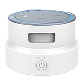 Smatree SmaCup Plus Portable Battery Base/Protective Cover for 2nd Generation Echo Dot (White)