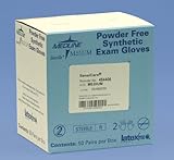Sensicare Sterile Pf Vinyl Exam Gloves Medium, 50 pair