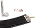 MUSIC FIRST Top Quality Genuine Leather Accordion Left Hand Strap/Accordion Bass Strap 2.4inchx22inch (6cmx55cm) with Hardware and Tools, 18