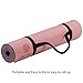 WWWW PIDO Yoga Mat Eco Friendly TPE Non Slip Yoga Mats by SGS Certified with Carrying Strap and Bag,72″x24″ Extra Thick 1/4″ for Yoga Pilates Fitness Exercise Mat(Pink + Navy Blue)thumb 2