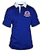 Guinness Men's Blue Short Sleeve Rugby Shirt with Red Logo