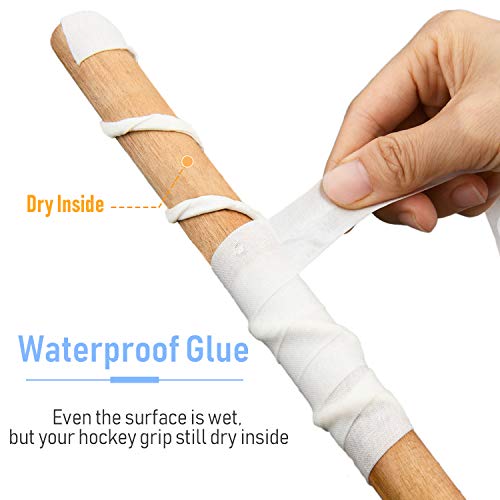 image for Gonex Hockey Tape, Black Green Cloth Grip Tape for Hockey Ice Field La