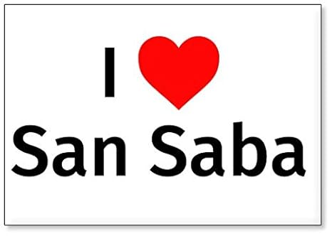 Mundus Souvenirs - Amo San Saba, Imán para Nevera (diseño 1 ...