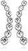 Fossil Vintage Glitz Curved Crawler Earrings