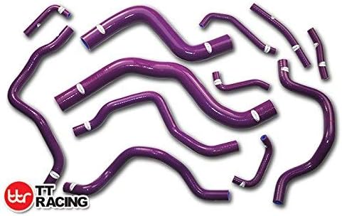For EVO 7 8 CT9A Turbo 4G63 Silicone Radiator Hose Kit Purple