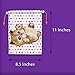 Kitty Cat Kitten Drawstring Bags Kids Birthday Party Supplies Favor Bags 10 Pack