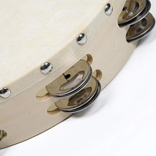 Wooden Jingles Handheld Props Belly Dance Props Tambourine Performance Dance