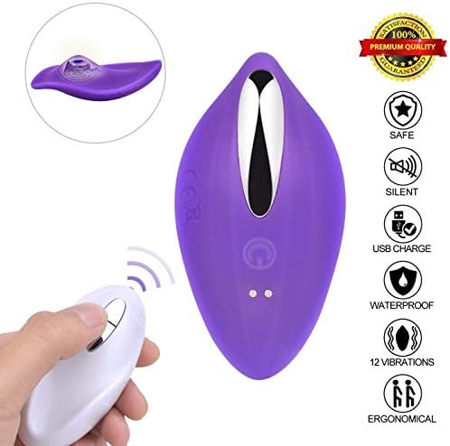 Vibrant Toys Women Invisible Wearable Mássager with Remote Control Vibrate Toys for Women,10 Frequency Wireless Remote Love Mássaging Egg,Purple