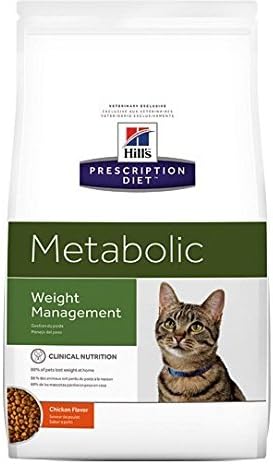 Hill's Prescription Diet Metabolic Feline Cat Food, Weight Management, 4 kg, 4 kg (Pack of 1)