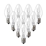 15WE12&nbsp;15&nbsp;Watt Bulbs&nbsp;for&nbsp;Scentsy&nbsp;-&nbsp;Plug&nbsp;in&nbsp;Night Wax Warmer Diffuser&nbsp;C7&nbsp;Replacement&nbsp;Bulb&nbsp;15W&nbsp;120&nbsp;Volt&nbsp;(10&nbsp;Bulbs)