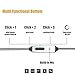 FOU Earphones with Mic Stereo Bass Wired Earbuds Noise Canceling Headphones Compatible for ISO Android PC 3.5MM Jack Devices(Grey)