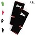 Bangplee_Sport FAIRTEX Ankle Guards Support AS1 Muay Thai Boxing MMA K1 Fighting Kick (Black/Red)