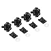 Senkauto Hard Bags Theft Deterrent Saddlebag Locks Mounting Bolts Pins Security System For Harley Davidson Touring 1996-2018 (Black)