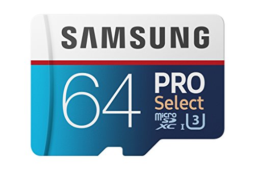 Samsung 100MB/s (U3) MicroSD PRO Select Memory Card with Adapter 64 GB (MB-MF64GA/AM)