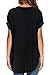 Chase Secret Womens Casual Shirt Tops Plus Size Blouse Clothing XX-Large Black