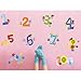 Wallies Counting Numbers Vinyl Decals, Assorted