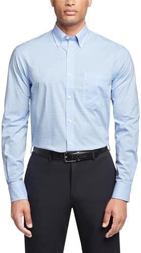tommy hilfiger men's dress shirt slim fit non iron solid Tommy Hilfiger - Brandclub