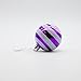 Yoland Shatterproof Christmas Balls Colored Painting ChristmasTrees Pendant Ornaments in Gift Boxes with Ribbon for Garden, Party, Indoor and Outdoor Décor Pack of 24ct (60mm / 2.36＂, Purple)