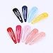 100 Pcs Snap Hair Clips Non-Slip Metal Barrettes for Babies Kids Toddler Girls and Women (2 Inch)