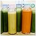 Pratico Kitchen 18 oz Leak-Proof Glass Bottles, Juice Containers and Smoothie Bottles, Multicolor Loop Caps, 6 Pack