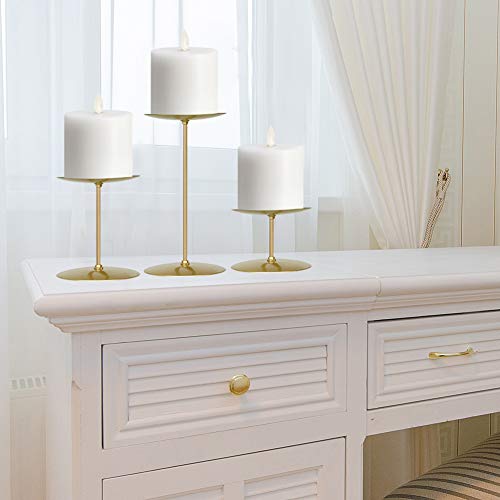 image for smtyle Gold Candle Holders Set of 3 Candelabra with Iron-3.5
