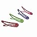 60 Counts Assorted Color 2 Inch Glitter Snap Hair Clips Barrettes for Girl (30 Pairs)