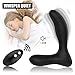 Vibrating Prostate Massager 2 Powerful Motors 10 Vibration Modes for Anal Pleasure, PALOQUETH Waterproof Anal Vibrator Male Sex Toy Rechargeable Prostate Stimulator Wireless Remote