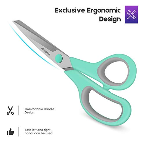 4 Scissors+Titanium+Multipurpose+Comfort+Grip+Handles