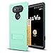 LG V20 Case,AnoKe [Card Slots Holder][Not Wallet] Kickstand Hard Plastic PC TPU Soft Hybrid Shockproof Heavy Duty Protective Holster Stand Case For LG V20 2016 KC1 Mint