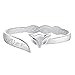 Lowpricenice Chic Wholesale Gift Lady Jewelry Silver Charm Cute Fox Bracelet Bangle