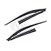 VXMOTOR Smoke Tinted Window Visor Rain Guard Defector 2016 2017 UP Lexus RX 350 / RX450h w/Chrome Trim