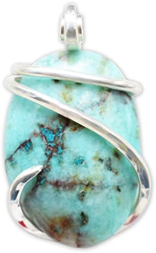 Chrysocolla Pendant Necklace by Stones Desire