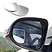 Blind Spot Mirrors-2 Pcs Car Mirror Blind Spot Rear View Mirror Fan Shape 360° Adjustable Convex Mirror Frameless HD Wide Angle Mirrors for Car SUV Truck
