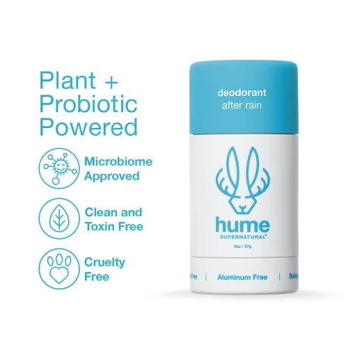 Hume Supernatural Aluminum Free Deodorant for Women & Men Safe for