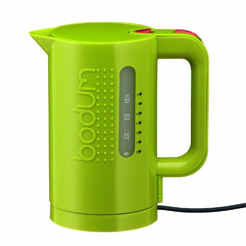 The Tea Supply Bodum 11452565US 34Ounce Electric Water Kettle, Green Bodum Teapots & Kettles