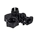 iSaddle CH02B Car Dash Camera Mount Holder for 3M Double-Sided Adhesive Base -Driving Video Recorder Windshield/Dashboard Mount Holder for Yi/Apeman/DOD/HP Car DVR Camera GPS Phone Permanent Mount