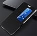 Tip-top Huawei Honor X2 PU Leather Case,Window View Flip Stand Protective Cover for Huawei Mediapad Honor X2 7.0inch(Black)