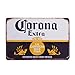 Reproduction Nostalgic Vintage Style Tin Sign, Wall Decor for Kitchen Bar Diner, 8 By 12 Inches (Corona extra)