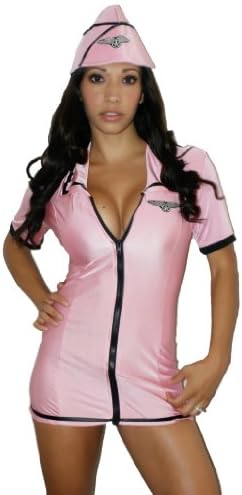 Sexitu Exotic Pink Pilot Costume (Small)