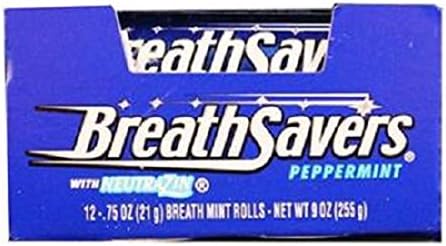 Breath Savers, Mints Peppermint Roll, Count 24 (0.75 oz) - Mints / Grab Varieties & Flavors