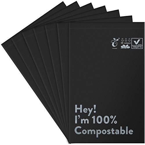 12x15.5 Biodegradable Shipping Bags,50 Compostable Poly Mailers with Eco Friendly Packaging Envelopes Supplies Mailing Bags
