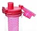 Hydracy Fruit Infuser Water Bottle - 25 Oz Sports Bottle with Full Length Infusion Rod and Insulating Sleeve Combo Set + 27 Fruit Infused Water Recipes eBook Gift - Lollipop Pink