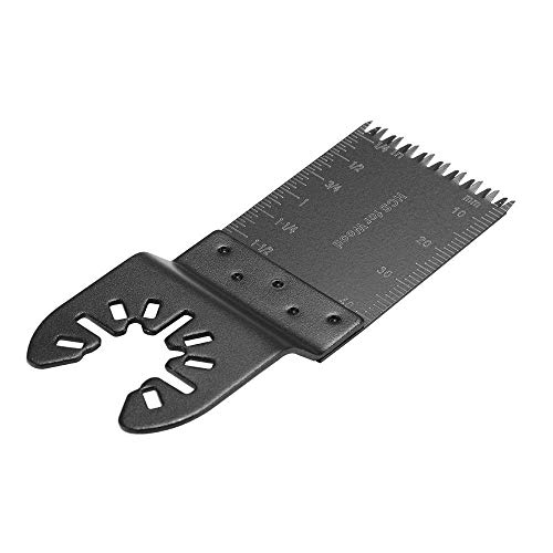 10pcs 35mm High Carbon Steel Saw Blades,Oscillating Multitool Quick Release Japan Precise Long Tooth Saw Blades for Dewalt, Stanley, Black Decker